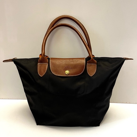 Dupe Handbags - A Navy Blue Nylon Medium Size Tote